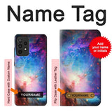 Samsung Galaxy A52, A52 5G Hard Case Orion Nebula M42 with custom name