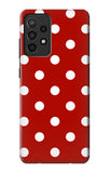 Samsung Galaxy A52, A52 5G Hard Case Red Polka Dots