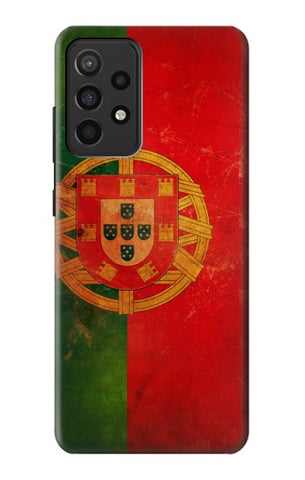 Samsung Galaxy A52, A52 5G Hard Case Vintage Portugal Flag
