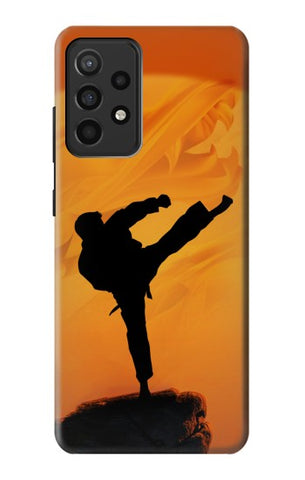 Samsung Galaxy A52, A52 5G Hard Case Kung Fu Karate Fighter