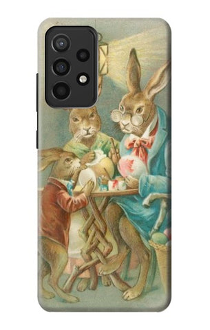 Samsung Galaxy A52, A52 5G Hard Case Easter Rabbit Family