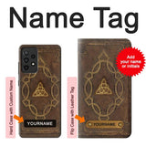 Samsung Galaxy A52, A52 5G Hard Case Spell Book Cover with custom name