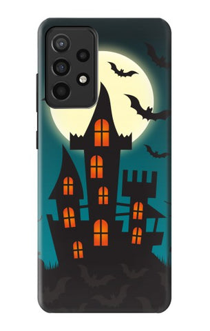 Samsung Galaxy A52, A52 5G Hard Case Halloween Festival Castle