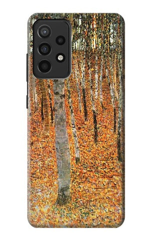 Samsung Galaxy A52, A52 5G Hard Case Gustav Klimt Birch Forest