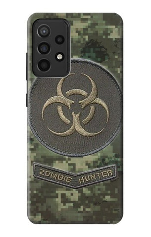 Samsung Galaxy A52, A52 5G Hard Case Biohazard Zombie Hunter Graphic