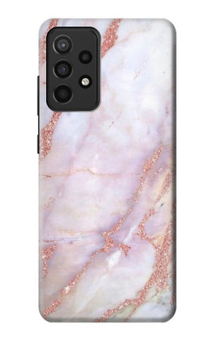 Samsung Galaxy A52, A52 5G Hard Case Soft Pink Marble Graphic Print