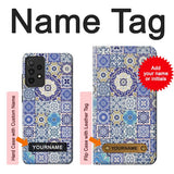 Samsung Galaxy A52, A52 5G Hard Case Moroccan Mosaic Pattern with custom name