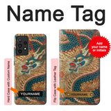 Samsung Galaxy A52, A52 5G Hard Case Dragon Cloud Painting with custom name