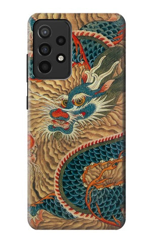 Samsung Galaxy A52, A52 5G Hard Case Dragon Cloud Painting