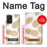 Samsung Galaxy A52, A52 5G Hard Case Seamless Pineapple with custom name