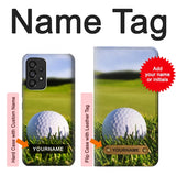 Samsung Galaxy A53 5G Hard Case Golf with custom name
