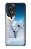 Samsung Galaxy A53 5G Hard Case Polar Bear Family Arctic