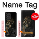 Samsung Galaxy A53 5G Hard Case Bengal Tiger with custom name