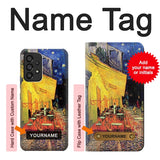 Samsung Galaxy A53 5G Hard Case Van Gogh Cafe Terrace with custom name