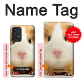 Samsung Galaxy A53 5G Hard Case Cute Guinea Pig with custom name