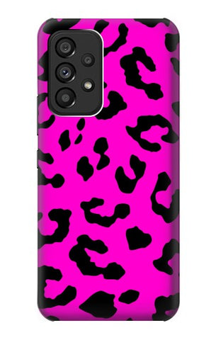 Samsung Galaxy A53 5G Hard Case Pink Leopard Pattern