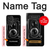 Samsung Galaxy A53 5G Hard Case Vintage Camera with custom name