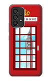 Samsung Galaxy A53 5G Hard Case England Classic British Telephone Box Minimalist