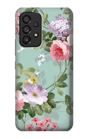 Samsung Galaxy A53 5G Hard Case Flower Floral Art Painting