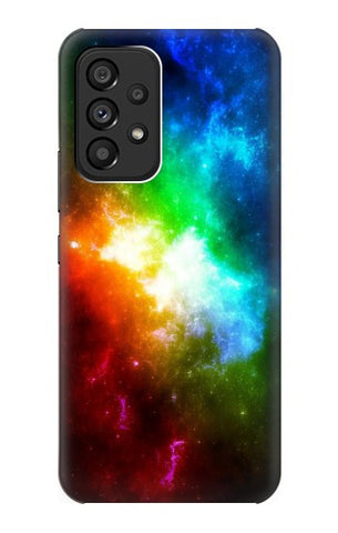 Samsung Galaxy A53 5G Hard Case Colorful Rainbow Space Galaxy