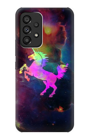 Samsung Galaxy A53 5G Hard Case Rainbow Unicorn Nebula Space