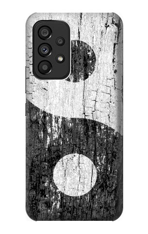 Samsung Galaxy A53 5G Hard Case Yin Yang Wood