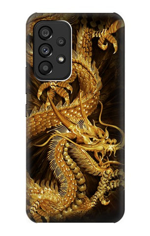 Samsung Galaxy A53 5G Hard Case Chinese Gold Dragon Printed