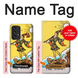 Samsung Galaxy A53 5G Hard Case Tarot Card The Fool with custom name