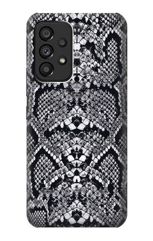 Samsung Galaxy A53 5G Hard Case White Rattle Snake Skin