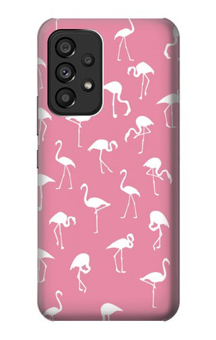 Samsung Galaxy A53 5G Hard Case Pink Flamingo Pattern
