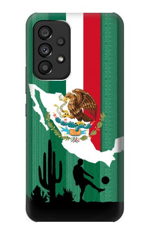 Samsung Galaxy A53 5G Hard Case Mexico Football Flag