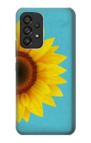Samsung Galaxy A53 5G Hard Case Vintage Sunflower Blue