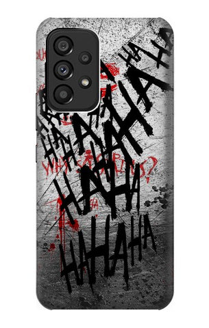 Samsung Galaxy A53 5G Hard Case Joker Hahaha Blood Splash
