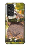 Samsung Galaxy A53 5G Hard Case Cute Baby Sloth Paint