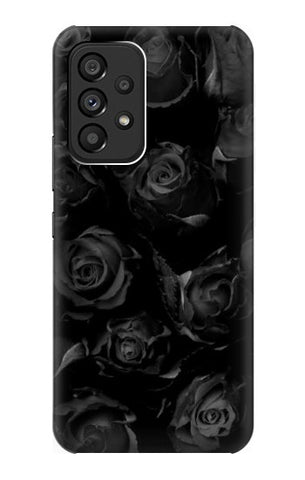 Samsung Galaxy A53 5G Hard Case Black Roses