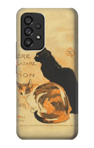 Samsung Galaxy A53 5G Hard Case Vintage Cat Poster