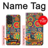 Samsung Galaxy A53 5G Hard Case Colorful Pattern with custom name
