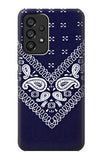 Samsung Galaxy A53 5G Hard Case Navy Blue Bandana Pattern