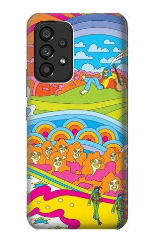 Samsung Galaxy A53 5G Hard Case Hippie Art