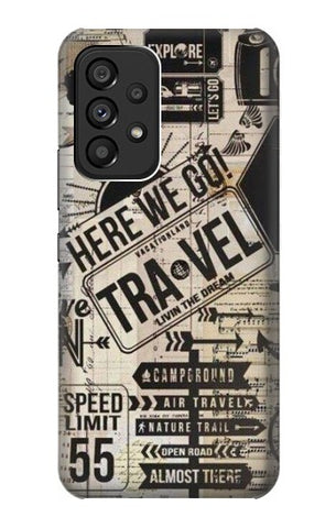 Samsung Galaxy A53 5G Hard Case Vintage Travel