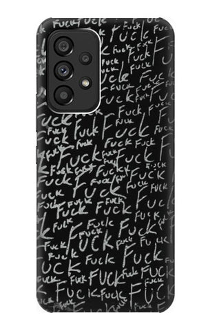 Samsung Galaxy A53 5G Hard Case Funny Words Blackboard