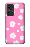 Samsung Galaxy A53 5G Hard Case Pink Floral Pattern