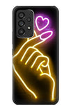 Samsung Galaxy A53 5G Hard Case Cute Mini Heart Neon Graphic