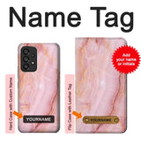 Samsung Galaxy A53 5G Hard Case Blood Marble with custom name