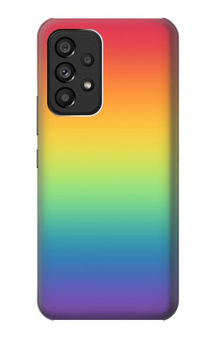 Samsung Galaxy A53 5G Hard Case LGBT Gradient Pride Flag