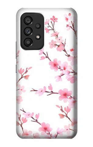 Samsung Galaxy A53 5G Hard Case Pink Cherry Blossom Spring Flower