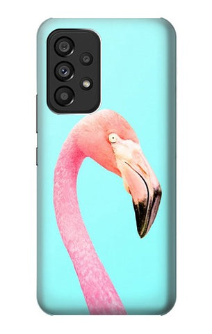 Samsung Galaxy A53 5G Hard Case Pink Flamingo