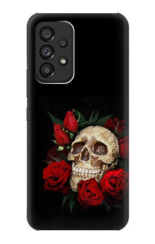 Samsung Galaxy A53 5G Hard Case Dark Gothic Goth Skull Roses