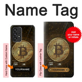 Samsung Galaxy A53 5G Hard Case Cryptocurrency Bitcoin with custom name