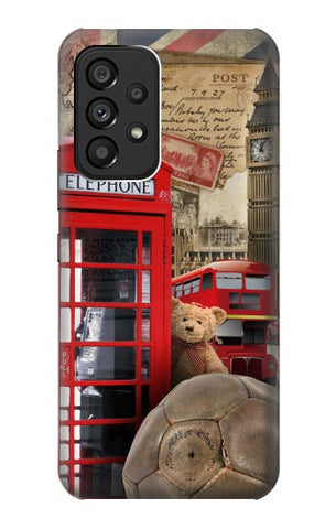 Samsung Galaxy A53 5G Hard Case Vintage London British